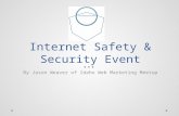 Presentation   internet safety & security by idaho web marketing meetup