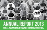RAFI Annual Report 2013