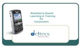 Mobile Learning on Blackberry for Corporate training