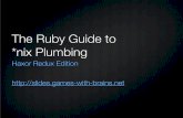 The Ruby Guide to *nix Plumbing: Hax0R R3dux