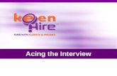 Acing The Interview Candidate