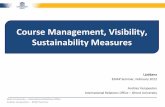 EMMC: Course management, visibility and sustainability