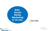B2G Social Media Marketing in 15 minutes