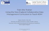 Train the-Trainer Using the New England Collaborative Data Management Curriculum to Teach RDM