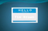 All about Tim Brown