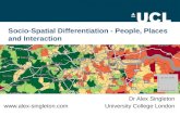 Socio-Spatial Differentiation - People, Places and Interaction