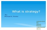 What is strategy by Porter