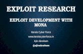 Exploit Research and Development Megaprimer: mona.py, Exploit Writer's Swiss Army Knife
