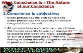 What conscience is