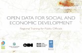 Open data for social and economic growth