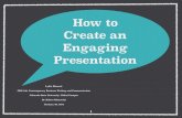 How to Create an Engaging Presentation