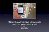 ARLIS Experimenting with mobile technologies in libraries