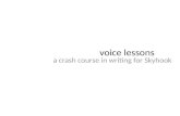 Skyhook voice lessons   slides