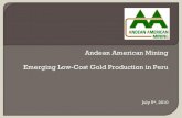 Andean American Mining Inc. - Investor Presentation