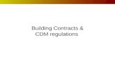 Building Contracts and CDM regulations