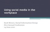 Using Social Media in the Workplace