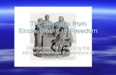 From Enslavement to Freedom: Resources for Teaching the African American Experience in Social Studies