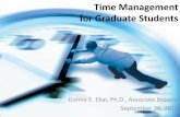Time Management, Fall 2010