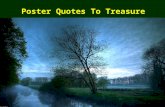 Poster Quotes To Treasure