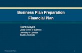 Financial Plan Business Plan Preparation