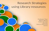 Annotated bib and research strategies