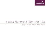 Top drawer  - Get branding right first time