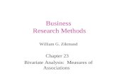 Research Methods William G. Zikmund, Ch23