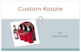 Custom Koozie, Personalized Koozie, Wholesale Koozie