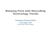 Keeping Pace with Recruiting Technology Trends