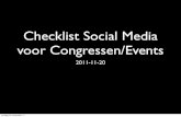 Lezing Social Media voor congressen - NAP Initiatief