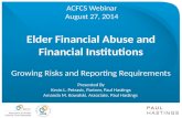 Elder financial abuse webinar- Paul Hastings & ACFCS 8-27-14