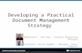 Developing a Practical Document Management Strategy