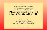 Pharmacology of the Critically Ill 2001