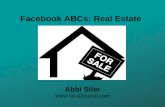 Facebook ABCs for Real Estate