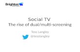 Social TV: The rise of dual/multi-screening