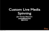 Custom Live Media Spinning