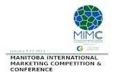 Manitoba International Marketing Competition & Conference