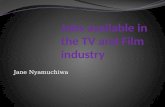 Jobs available in the TV and Film Industry