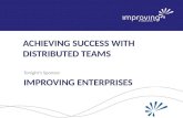 Achieving success with distributed teams