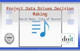 Project Data Driven Decision Making