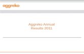 Aggreko 2011 Preliminary Results Presentation