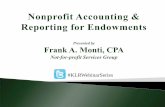 Nonprofit Accounting & Reporting for Endowments