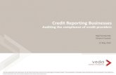 Olga Ganopolsky - Veda - Credit Reporting Bureaus: Auditing the compliance of credit providers