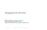 Designing LTE with IPv6