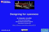 Designing for openness