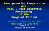 Pre- and Post-operative Monitoring of Patients