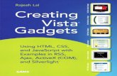 Introduction - Creating Vista Gadgets
