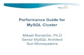 Performance Guide for MySQL Cluster Presentation
