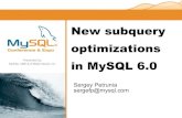 New Subquery Optimizations In MySQL 6