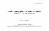 Army - FM4 30X3 - Maintenance Operations and Procedures